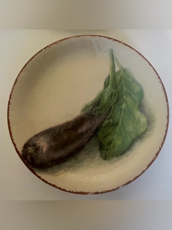 Williams Sonoma Other - Williams Sonoma Jardin Potager Eggplant & Greens Salad Plate $50